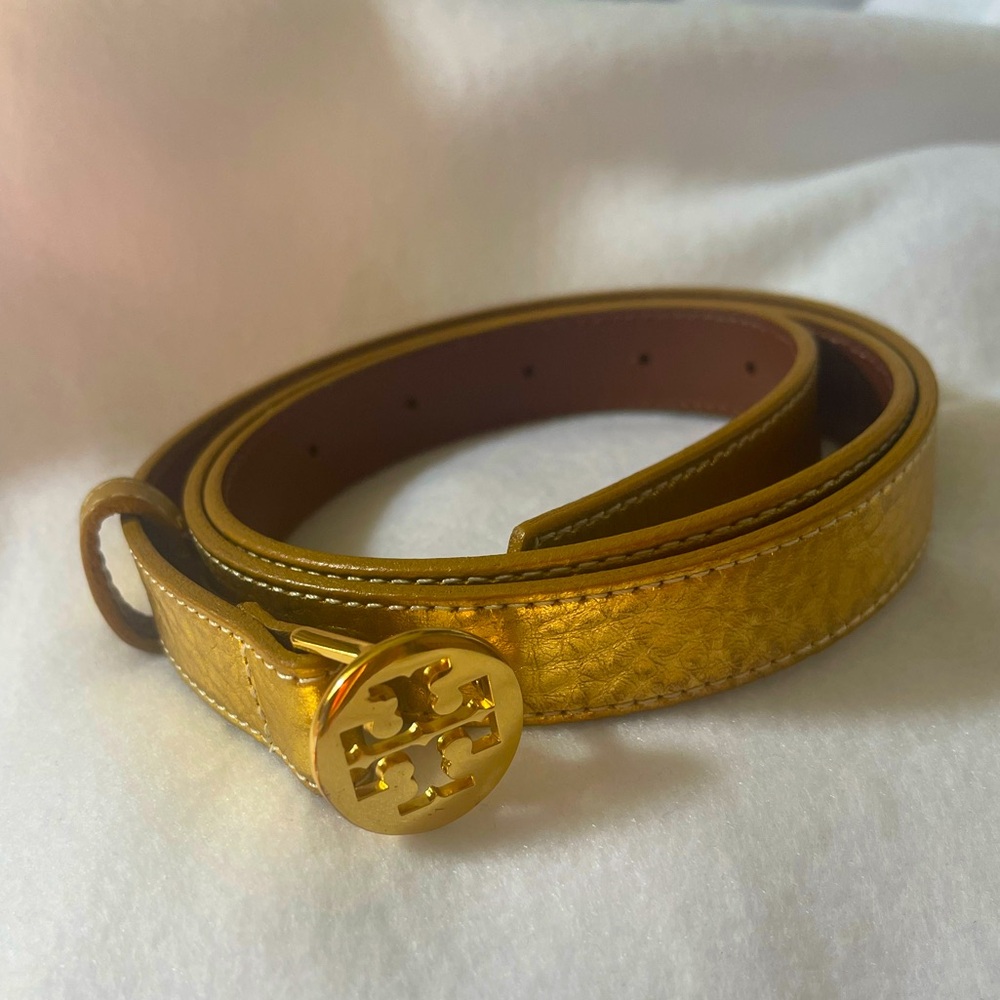 Tory Burch Gold Belt